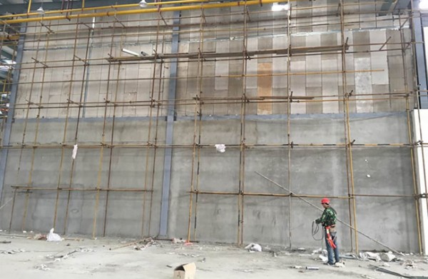 輕質(zhì)復(fù)合夾芯隔墻板施工案例及說明